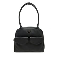 Torebka Guess. Czarne torebki klasyczne damskie Guess, bez dodatków. Za 319.99 zł.
