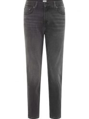 Mustang Dżinsy - Mom fit - w kolorze antracytowym rozmiar: W27/L34. Czarne jeansy damskie Mustang, z podwyższonym stanem. Za 104.89 zł.