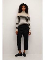 Kaffe Golf w kolorze beżowo-czarnym rozmiar: XXL. Brązowe golfy damskie Kaffe, xxl, bez wzorów, bez ramiączek. Za 69.99 zł.