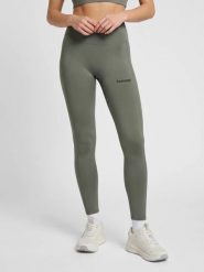 Damskie legginsy z wysokim stanem Hummel Prima. Szare legginsy damskie Hummel, m, bez wzorów, z materiału. Za 205.41 zł.