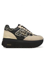 Liu Jo Sneakersy Plus 01 BF5011 PX686 Beżowy. Brązowe obuwie sportowe damskie Liu Jo, ze skóry, bez zapięcia. Za 529.99 zł.