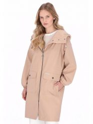 Schmuddelwedda Parka w kolorze beżowym rozmiar: L. Brązowe parki damskie Schmuddelwedda, l, bez kaptura. Za 404.99 zł.