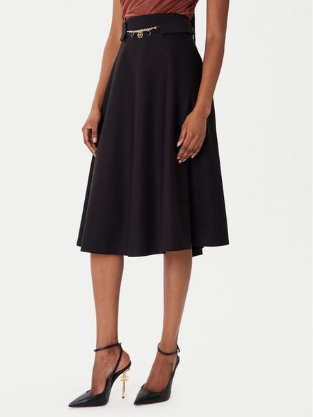 Rinascimento Spódnica trapezowa CFC0126216003 Czarny Regular Fit. Czarne spódnice damskie Rinascimento, xs, bez wzorów, z syntetyku. Za 339.99 zł.