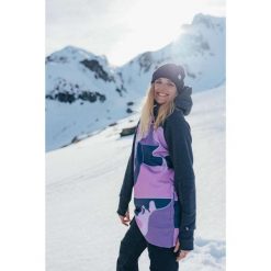 Bluza outdoorowa z kapturem damska DEEP TRIP Fibi softshell. Fioletowe bluzy damskie DEEP TRIP, na zimę, bez wzorów, z softshellu, z kapturem. Za 499.00 zł.