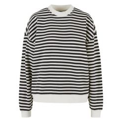 Bluza damska Urban Classics. Białe bluzy damskie Urban Classics, m, bez wzorów, z bawełny, bez kaptura. Za 147.30 zł.