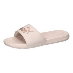Klapki damskie Puma Cool Cat 2.0. Czerwone klapki damskie Puma, bez wzorów, z materiału, bez obcasa, bez zapięcia. Za 236.00 zł.