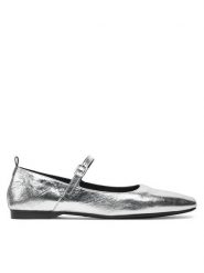Vagabond Shoemakers Baleriny Delia 5307-483-79 Srebrny. Szare balerinki damskie Vagabond Shoemakers, bez wzorów, ze skóry. Za 329.99 zł.