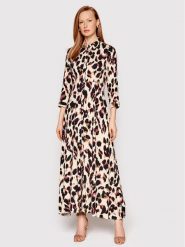 YAS Sukienka koszulowa Savanna 26022663 Beżowy Regular Fit. Brązowe sukienki damskie YAS, bez wzorów, z wiskozy, bez ramiączek. Za 139.99 zł.
