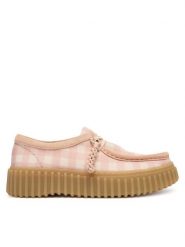 Clarks Półbuty Torhill Bee 26186298 Różowy. Czerwone półbuty damskie Clarks, bez wzorów, z materiału, bez obcasa, na płaskiej podeszwie, bez zapięcia. Za 519.99 zł.