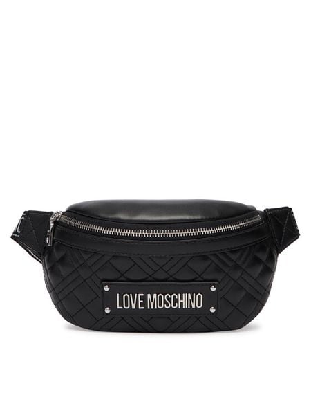 LOVE MOSCHINO Nerka JC4003PP1OLA000B Czarny. Czarne nerki i saszetki damskie Love Moschino, bez wzorów, ze skóry. Za 679.99 zł.