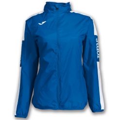 Damska kurtka przeciwdeszczowa Joma Championship IV — Royal Blue, XS. Białe kurtki damskie Joma, xs, bez wzorów. Za 169.99 zł.