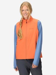 Marmot Kamizelka funkcyjna "Novus" w kolorze pomarańczowym rozmiar: XS. Pomarańczowe kamizelki damskie Marmot, s, bez wzorów, z materiału, bez kaptura. Za 347.99 zł.