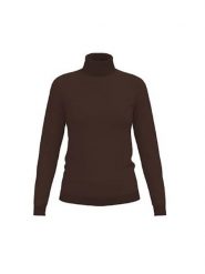 More & More Golf w kolorze ciemnobrązowym rozmiar: 46. Brązowe golfy damskie More & More, bez wzorów, bez ramiączek. Za 148.61 zł.