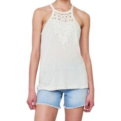 Koszulka turystyczna damska SuperDry Vintage Jersey Lace Racer. Brązowe koszulki sportowe damskie Superdry, xs, bez wzorów, z jersey, bez ramiączek. Za 92.00 zł.