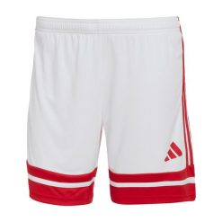 Spodenki damskie adidas Squadra. Białe spodenki sportowe damskie Adidas, m, bez wzorów, z dzianiny, na fitness i siłownię. Za 71.99 zł.