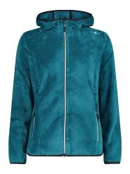 CMP Kurtka polarowa w kolorze turkusowym rozmiar: 40. Niebieskie kurtki damskie CMP, bez wzorów, z materiału, bez kaptura. Za 166.10 zł.