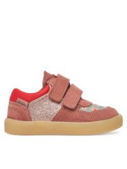 Mrugała Sneakersy Mito 3112/5-40 Różowy. Czerwone buty sportowe dziewczęce Mrugała, ze skóry, bez zapięcia. Za 249.99 zł.