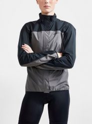 Craft Kurtka kolarska "Core Endur Hydro" w kolorze szaro-czarnym rozmiar: XL. Czarne kurtki sportowe damskie Craft, m, bez wzorów, bez kaptura. Za 214.70 zł.