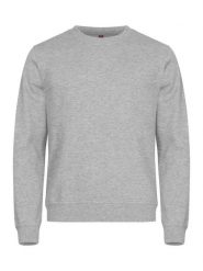 Clique Basic Roundneck bluza unisex, materiał odporny na piling – ash. Szare bluzy damskie CLIQUE, l, bez wzorów, z bawełny, bez kaptura. Za 155.70 zł.