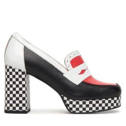 Półbuty Fly London. Czółenka damskie Fly London, bez wzorów, bez obcasa, na obcasie. Za 800.99 zł.