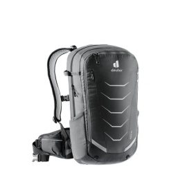 Plecak rowerowy Deuter Flyt 20 - graphite/black. Czarne plecaki Deuter, bez wzorów. Za 718.99 zł.
