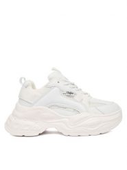 Buffalo Sneakersy Yuno 1636487 Biały. Białe obuwie sportowe damskie Buffalo, ze skóry, bez zapięcia. Za 399.99 zł.
