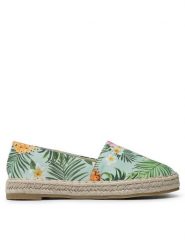 DeeZee Espadryle WSS990-103 Zielony. Zielone espadryle damskie DeeZee, bez wzorów, z materiału, bez obcasa. Za 89.99 zł.