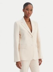 Weekend Max Mara Marynarka Uva 2615041061 Écru Slim Fit. Marynarki i żakiety damskie Weekend Max Mara, bez wzorów, z syntetyku. Za 1,489.00 zł.