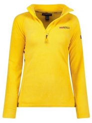 Geographical Norway Bluza polarowa w kolorze żółtym rozmiar: L. Żółte bluzy damskie Geographical Norway, l, bez wzorów, z polaru, bez kaptura. Za 64.95 zł.