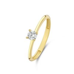 Beloro Pierścionek Beloro Jewels Monte Napoleone Stella złoty - 9-karatowe złoto Pierścionki 1 ct Damski. Żółte pierścionki damskie Beloro, z cyrkonią, złote. Za 466.99 zł.