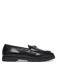 PINKO Lordsy Nora 07 SD0657P001 Czarny. Czarne półbuty damskie Pinko, bez wzorów, ze skóry, bez obcasa, bez zapięcia. Za 1,479.00 zł.