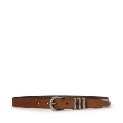 Pasek LAUREN RALPH LAUREN. Brązowe paski damskie Lauren Ralph Lauren, bez wzorów. Za 469.99 zł.
