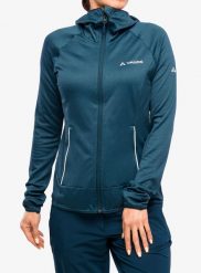 Bluza polarowa damska Vaude Tekoa Fleece Jacket II. Niebieskie bluzy damskie Vaude, m, bez wzorów, z elastanu, bez kaptura. Za 425.35 zł.
