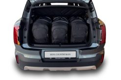 Torby Do Bagażnika Mini Countryman Mhev 2023+ 3Szt Kjust. Czarne torby podróżne KJUST, bez wzorów, z kauczuku. Za 1,122.00 zł.