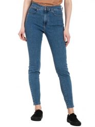 Wrangler Dżinsy - Skinny fit - w kolorze niebieskim rozmiar: W29/L32. Niebieskie jeansy damskie Wrangler, z podwyższonym stanem. Za 175.26 zł.