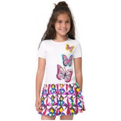 Desigual Sukienka Dziewczęca Providence 116 Wielokolorowy. Sukienki dziewczęce marki FOUGANZA. W wyprzedaży za 145.00 zł.