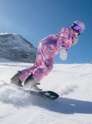 4F Kurtka snowboardowa membrana 15000 damska - multikolor XL. Brązowe kurtki damskie 4F, na zimę, xl, bez wzorów, z materiału, bez kaptura. Za 699.99 zł.
