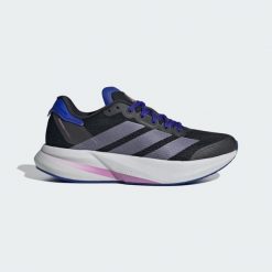 Buty Duramo Speed 2 Running. Czarne obuwie sportowe damskie Adidas, z materiału, bez zapięcia, do biegania. W wyprzedaży za 361.35 zł.