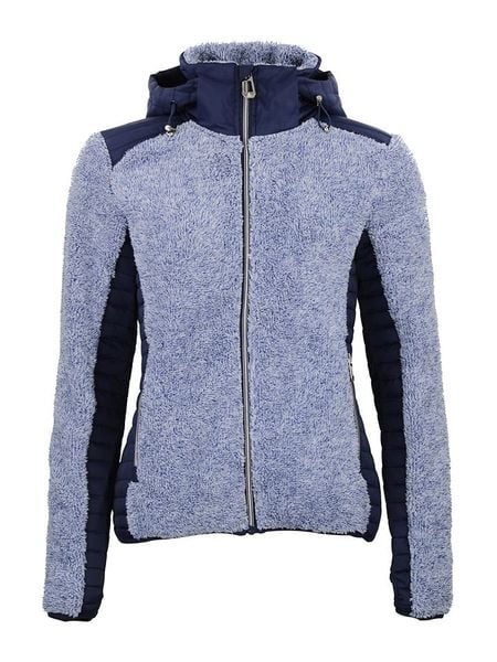 Peak Mountain Kurtka polarowa "Amarant" w kolorze niebieskim rozmiar: S. Niebieskie kurtki damskie Peak Mountain, s, bez wzorów, z polaru, bez kaptura. Za 183.59 zł.