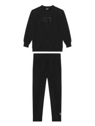 EA7 Emporio Armani Komplet bluza i legginsy 7G000279 AF13135 MC043 Czarny Regular Fit. Czarne bluzy dziewczęce EA7 Emporio Armani, bez wzorów, z bawełny, bez ramiączek, bez kaptura. Za 679.99 zł.