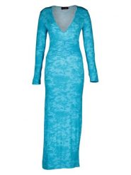 Miss goodlife Sukienka "Blue Jungle" w kolorze niebieskim rozmiar: L. Niebieskie sukienki damskie miss goodlife, bez wzorów, z bawełny, bez ramiączek. Za 199.49 zł.