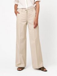 Toni Spodnie w kolorze beżowym rozmiar: W46. Brązowe spodnie materiałowe damskie Toni, bez wzorów, z materiału. Za 187.99 zł.