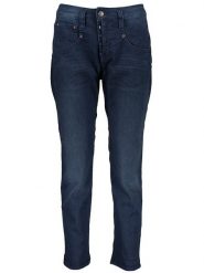 Herrlicher Dżinsy - Slim fit - w kolorze granatowym rozmiar: W27. Niebieskie jeansy damskie Herrlicher, z podwyższonym stanem. Za 304.99 zł.