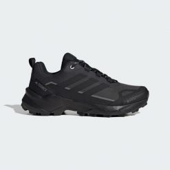 Buty Terrex Skychaser AX5 GORE-TEX Hiking. Czarne obuwie trekkingowe damskie Adidas, z gore-texu, bez zapięcia. Za 529.00 zł.