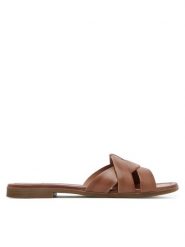 Lasocki Klapki WI23-RUPIA-02 Brązowy. Brązowe klapki damskie Lasocki, bez wzorów, ze skóry, bez obcasa, bez zapięcia. Za 139.99 zł.