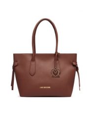 LOVE MOSCHINO Torebka JC4059PP1PLL0200 Brązowy. Brązowe torebki klasyczne damskie Love Moschino, ze skóry, bez dodatków. Za 1,099.00 zł.