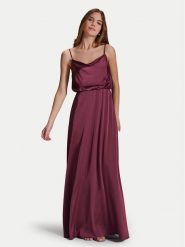 Hey Kyla Sukienka wieczorowa 5AI074HK Bordowy Regular Fit. Czerwone sukienki damskie Hey Kyla, bez wzorów, z syntetyku, wizytowe, bez ramiączek. Za 549.99 zł.
