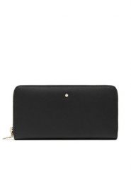 Geox Portfel D.Wallet D35K3A B0039 C9999 Czarny. Czarne portfele damskie Geox, bez wzorów, ze skóry. Za 219.99 zł.