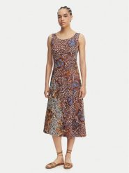 Weekend Max Mara Sukienka letnia Pausa 2615621082 Kolorowy Regular Fit. Sukienki damskie Weekend Max Mara, bez wzorów, z bawełny, bez ramiączek. Za 999.99 zł.