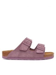 Birkenstock Klapki Arizona 1030636 Różowy. Czerwone klapki damskie Birkenstock, bez wzorów, ze skóry, bez obcasa, bez zapięcia. Za 429.99 zł.